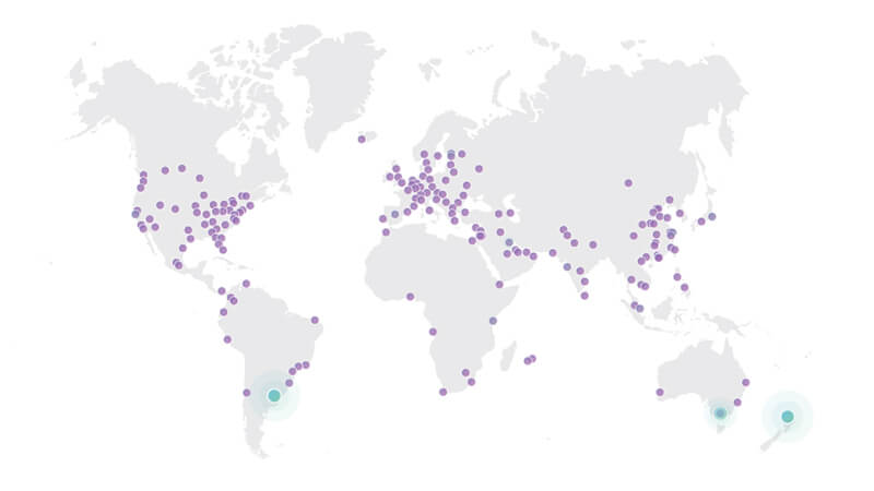 Cloudflaren datakeskuksia on yli 175