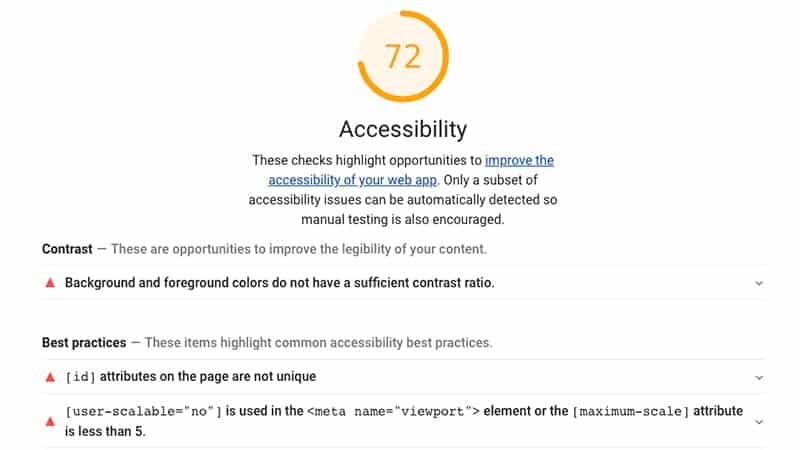 Accessibility eli saavutettavuus