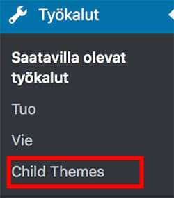 child themes