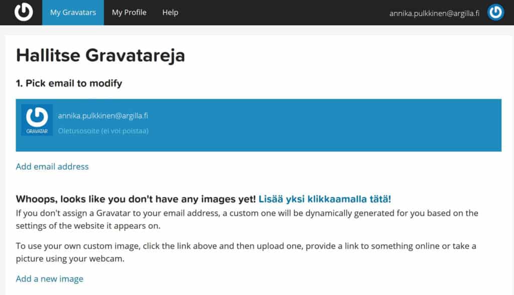 my gravatars