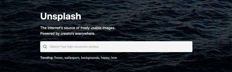 Unsplash on yksi suosituimmista kuvapankeista.