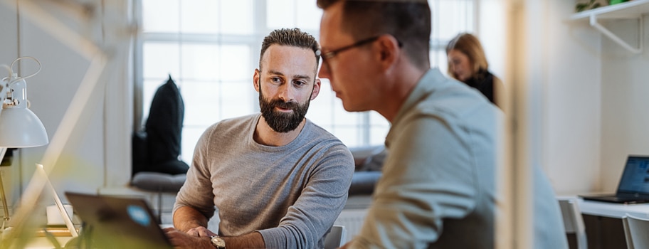 Web developerit kehittämässä WordPress-verkkosivuja.