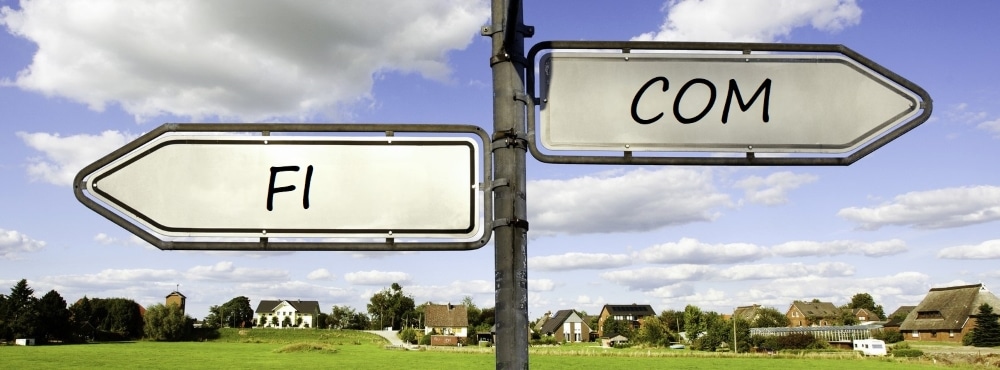 fi vai com verkkotunnuspääte tienviitta